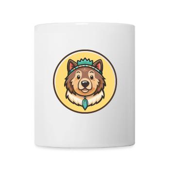 Tahltan Bear Dog Breed Cartoon Kawaii Clipart Pet - Mug - white - Front