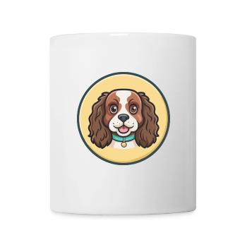 Spielzeug Trawler Spaniel Hunderasse Lustig Karikatur Kawaii - Tasse - Weiß - Vorne