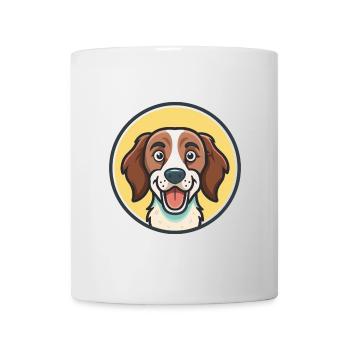 West Country Harrier Chien Race Dessin animé Kawaii Pet - Mug blanc - blanc - Devant