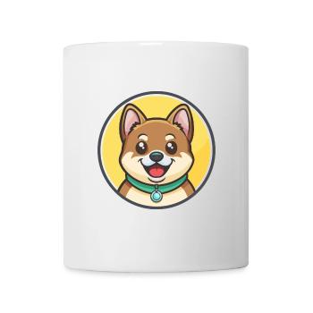 Tang Dog Breed Cartoon Kawaii Clipart Illustration - Mug - white - Front