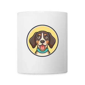 Transylvanian Hound Dog Breed Funny Cartoon Kawaii - Mug - white - Front