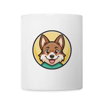 Volpino Italiano Hunderasse Cartoon Kawaii Clipart - Tasse - Weiß - Vorne