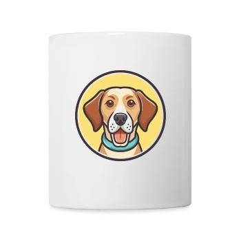 Treeing Cur Dog Breed Funny Cartoon Kawaii Clipart - Mug - white - Front