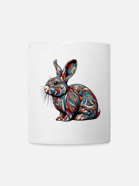 Kaninchen - Tasse - Weiß