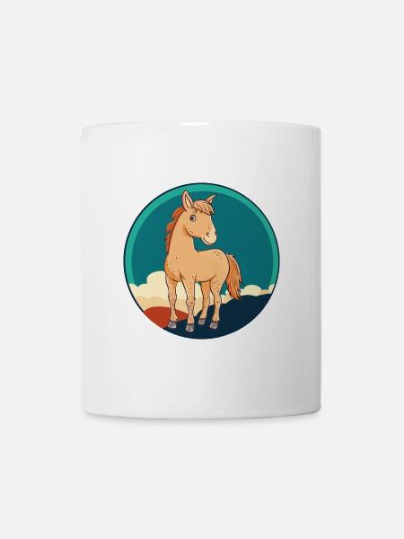 Pferde Pferd Ross - Tasse - Weiß