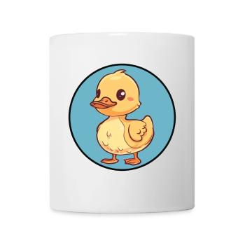 Quak Ente - Tasse - Weiß - Vorne