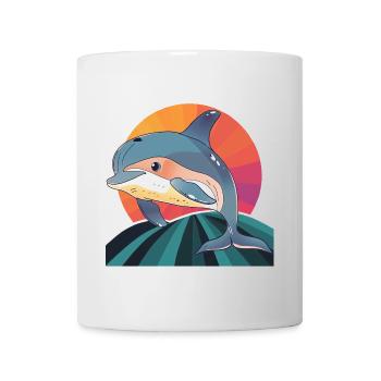 Dolphin Sea Creatures Sea Creatures - Mug - white - Front