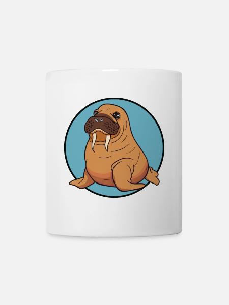 Walross Meeresbewohner - Tasse - Weiß