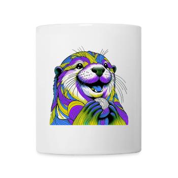 Otter - Tasse - Weiß - Vorne