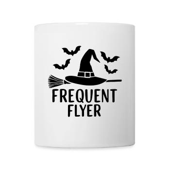 Citation de citation de Halloween Frequent Flyer - Mug blanc - blanc - Devant