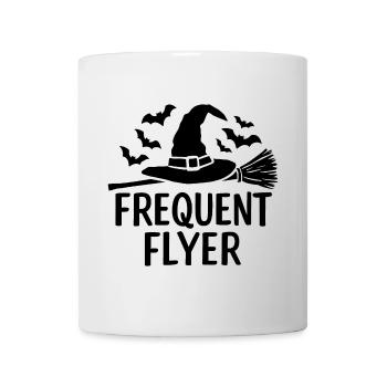 Halloween disant citation voyageur fréquent - Mug blanc - blanc - Devant