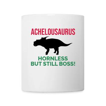 Achelousaurus Dinosaurier Dino Paläontologe Fossil - Tasse - Weiß - Vorne
