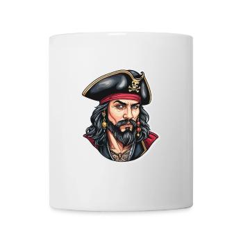 Pirate Style Néo Traditionnel - Mug blanc - blanc - Devant