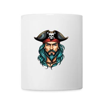 Pirate Neo Traditional Style - Mug - white - Front