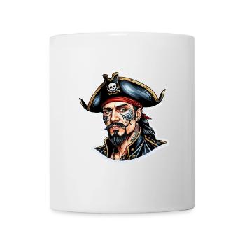 Pirate Style Néo Traditionnel - Mug blanc - blanc - Devant