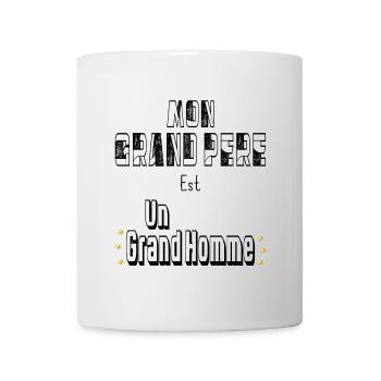 Mon Grand Père Est Un Grand Homme - Mug blanc - blanc - Devant