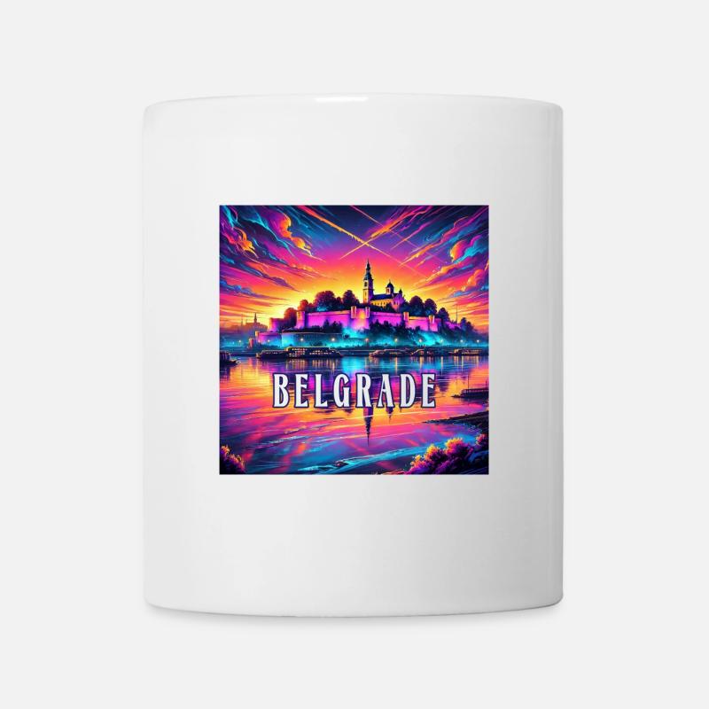 Belgrad Serbien Balkan Design - Tasse - Weiß