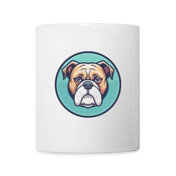 Alapaha Blue Blood Bulldog Hunderasse Lustige Karikatur - Tasse - Weiß - Vorne