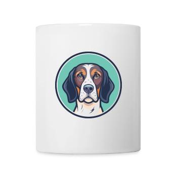 Ariege Pointer Hund Rasse Cartoon Kawaii Clipart - Tasse - Weiß - Vorne