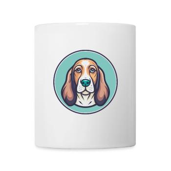 Basset Fauve De Bretagne Hunderasse Cartoon Kawaii - Tasse - Weiß - Vorne