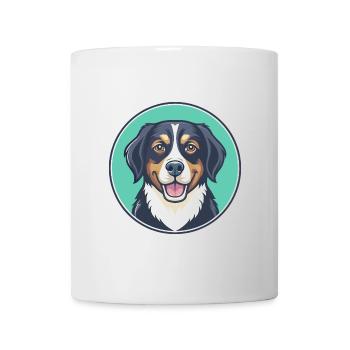 Appenzeller Sennenhund Dog Breed Cartoon Kawaii - Mug - white - Front
