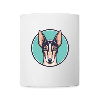 Azawakh Chien Race Dessin animé Personnage Kawaii Clipart - Mug blanc - blanc - Devant