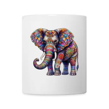Éléphant - Mug blanc - blanc - Devant