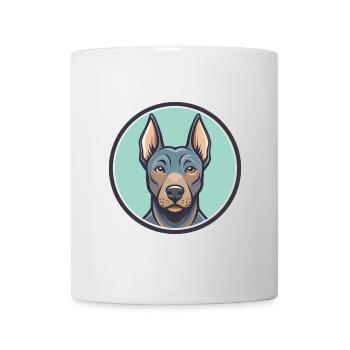 Bleu Thai Ridgeback Chien Race Drôle Dessin Animé Kawaii - Mug blanc - blanc - Devant