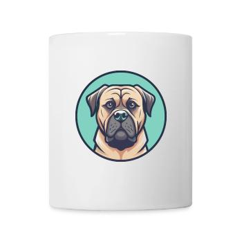 Boerboel Dog Breed Colorful Cartoon Kawaii Clipart - Mug - white - Front