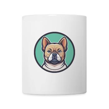 Briquet de Provence Chien Race Dessin Animé Drôle Kawaii - Mug blanc - blanc - Devant
