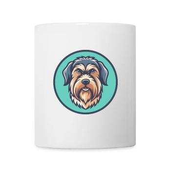 Briquet Griffon Vendéen Chien Race Dessin Animé Kawaii - Mug blanc - blanc - Devant
