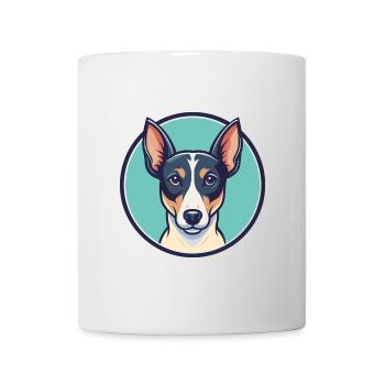 Terrier brésilien chien race dessin animé Kawaii Clipart - Mug blanc - blanc - Devant