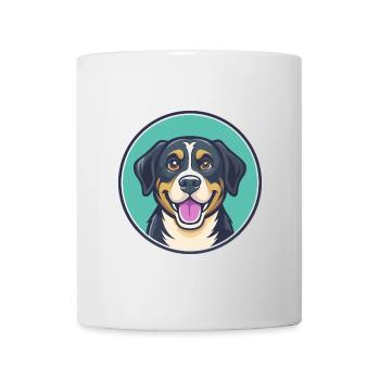 Can De Chira Chien Race Dessin animé Kawaii Clipart Animal de compagnie - Mug blanc - blanc - Devant