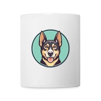 Cao da Serra De Aires Hunderasse Cartoon Kawaii Haustier - Tasse - Weiß - Vorne
