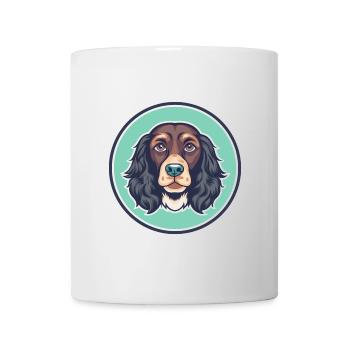 Boykin Spaniel Dog Breed Cartoon Kawaii Clipart - Mug - white - Front