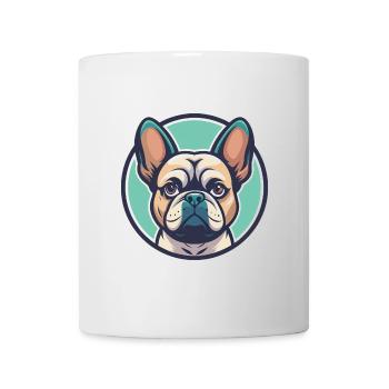 Braque Français Race de chien Dessin animé Kawaii Clipart - Mug blanc - blanc - Devant