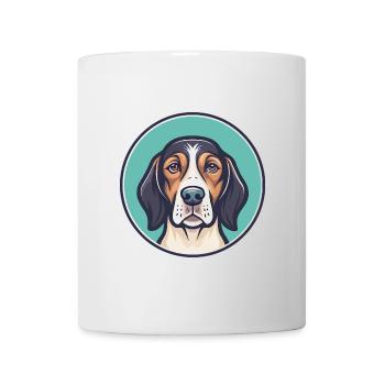 Bruno Jura Chien Chien Race Dessin animé Kawaii Clipart - Mug blanc - blanc - Devant