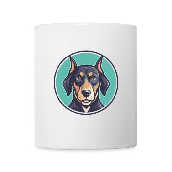 Bulgarian Scenthound Dog Breed Cartoon Kawaii Pet - Mug - white - Front