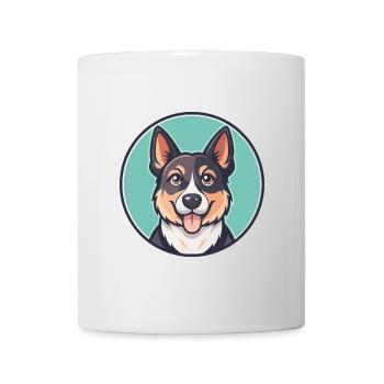 Ca Me Mallorqui Dog Breed Cartoon Kawaii Clipart - Mug - white - Front
