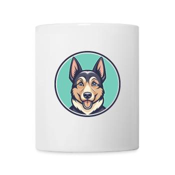 Cao De Gado Transmontano Hunderasse Karikatur Kawaii - Tasse - Weiß - Vorne