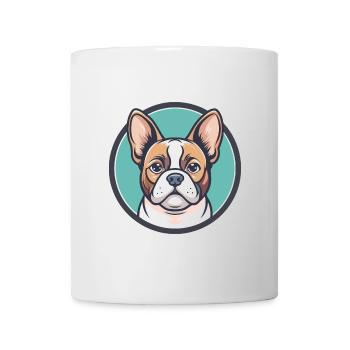 Chien Francais Blanc Et Orange Dog Breed Cartoon - Mug - white - Front