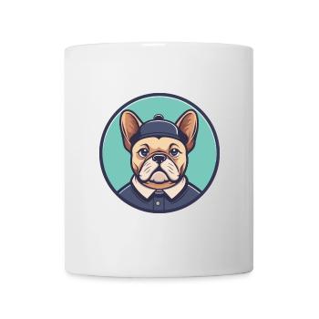 Chien Francais Dog Breed Cartoon Kawaii Clipart - Mug - white - Front