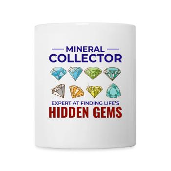 Crystal Collecting Rock Hunting Mineral Collector - Mug - white - Front