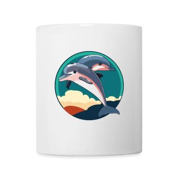 Dolphin Sea Creatures - Mug - white - Front