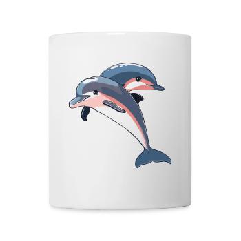 Dolphin Sea Creatures Sea Creature - Mug - white - Front