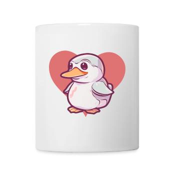 Caneton Canard à bec - Mug blanc - blanc - Devant