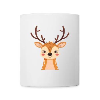Hirsch Hirschjagd Rehkitz - Tasse - Weiß - Vorne