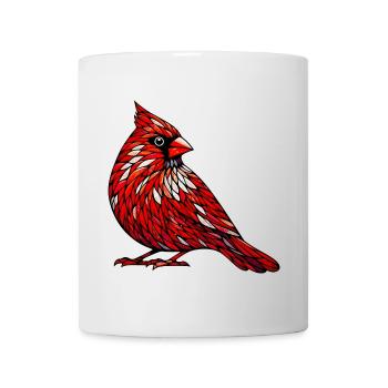 Rouge cardinal - Mug blanc - blanc - Devant