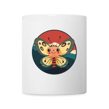 Papillon Habitant de la forêt - Mug blanc - blanc - Devant