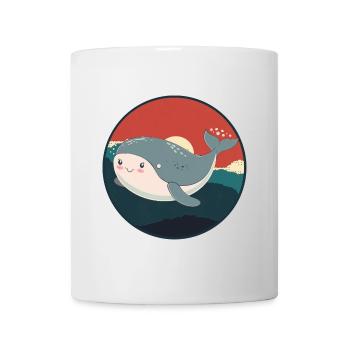 Aileron de baleine - Mug blanc - blanc - Devant